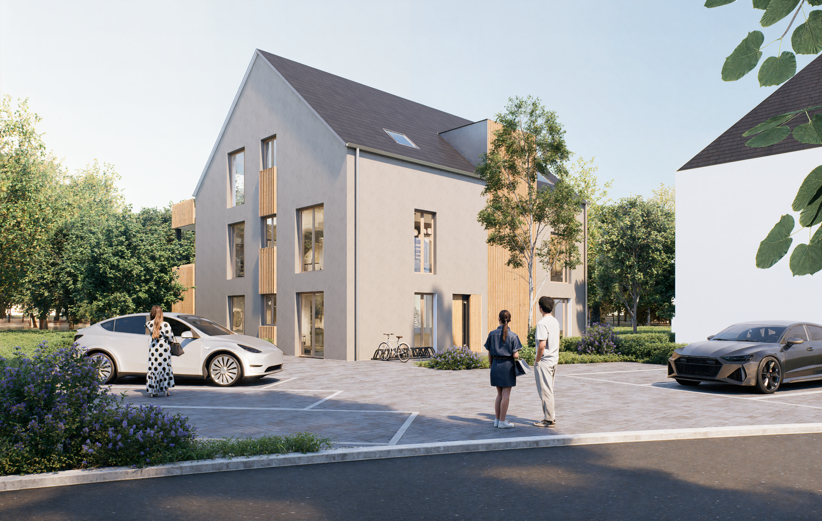 Hausansicht Hofeinfahrt