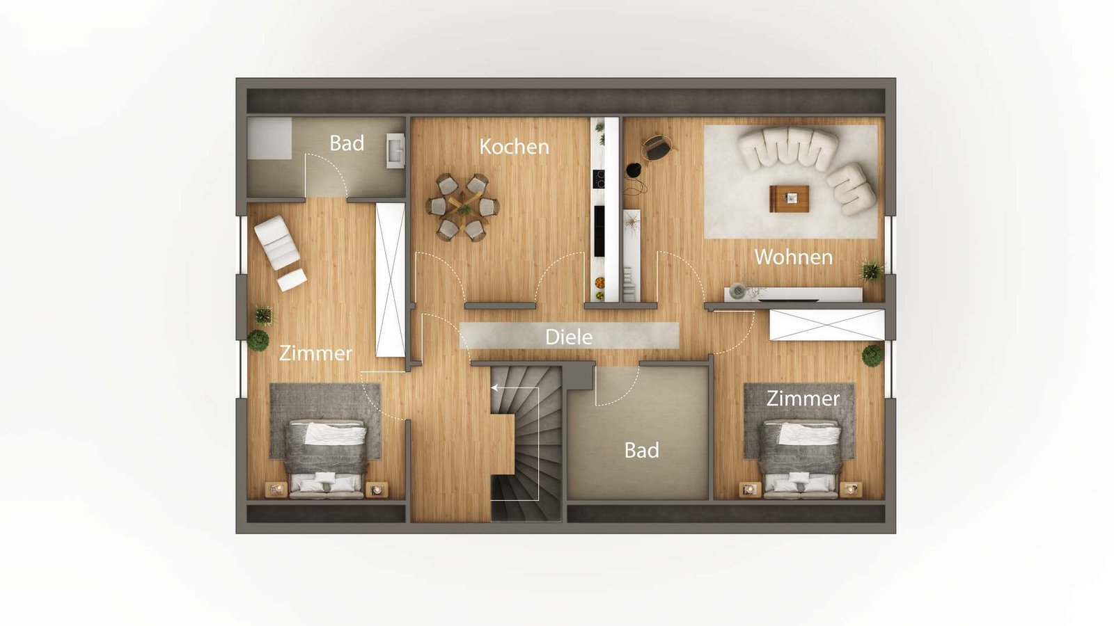 Grundriss Wohnung OG