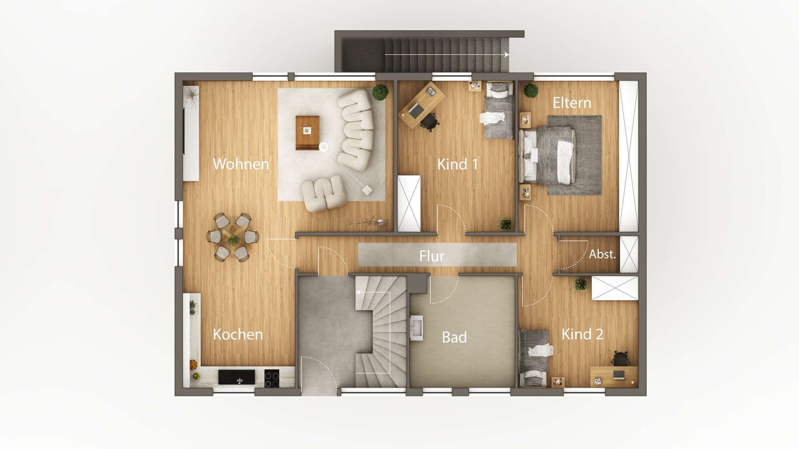 Grundriss Wohnung EG